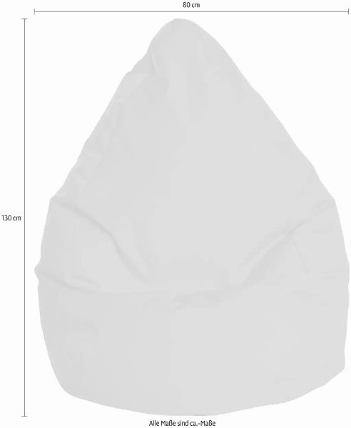 Sitting Point Sitzsack Brava 300 l Khaki günstig online kaufen