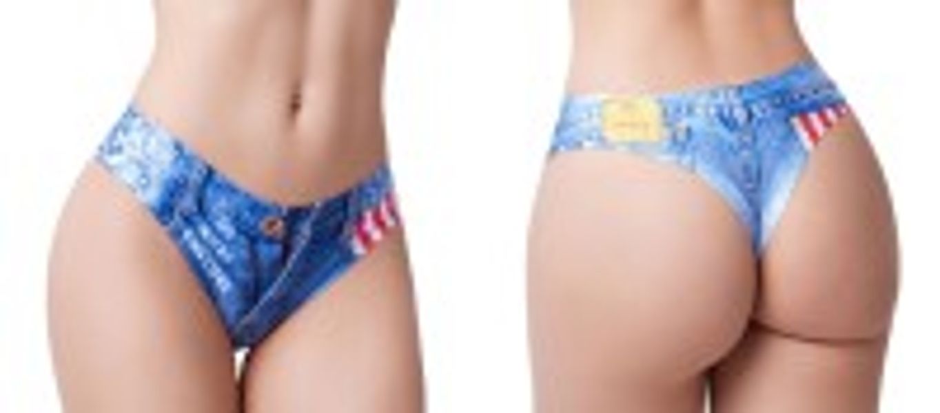 Memème JEANS AMERICAN FLAG Tanga günstig online kaufen