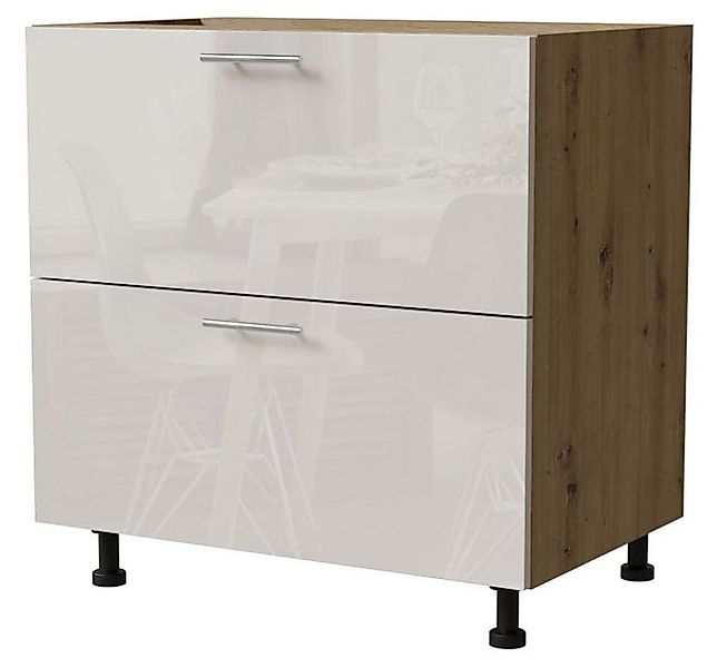 Feldmann-Wohnen Unterschrank Brerra (D2/80, 2 Schubladen, REJS Comfort Box günstig online kaufen