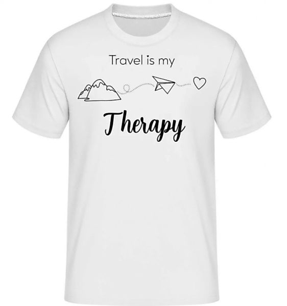 Travel Is My Therapy · Shirtinator Männer T-Shirt günstig online kaufen
