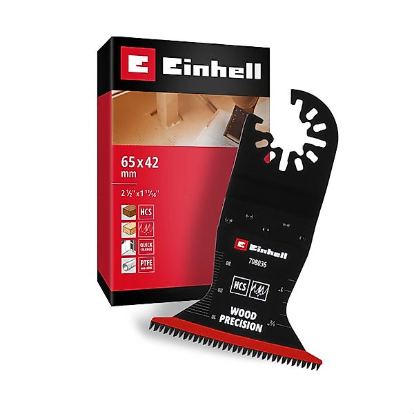 Einhell Tauchsägeblatt HCS und Japanzahnung Curved 65 mm x 42 mm günstig online kaufen