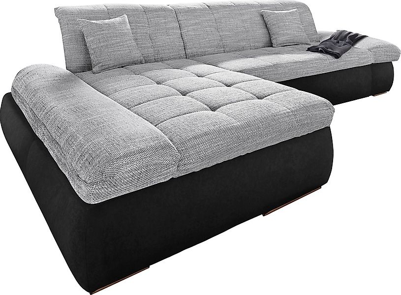 DOMO collection Ecksofa "PB Moric wahlweise mit Bettfunktion + Armteilverst günstig online kaufen