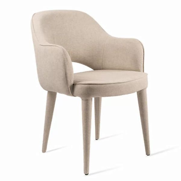 Gepolsterter Sessel Cosy textil beige / Stoff - Pols Potten - Beige günstig online kaufen