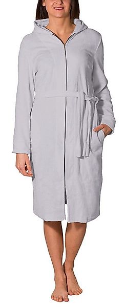 Aquarti Damenbademantel Aquarti Damen Bademantel Morgenmantel mit Reißversc günstig online kaufen