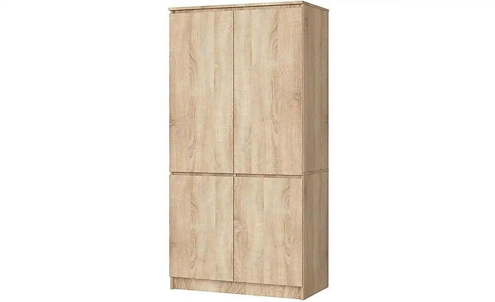 Drehtürenschrank 90 cm breit Valentina ¦ holzfarben ¦ Maße (cm): B: 90 H: 1 günstig online kaufen