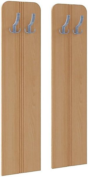 VCM Garderobenschrank Holz Set Dielenmöbel Gardeobe Kleiderhaken Balia günstig online kaufen