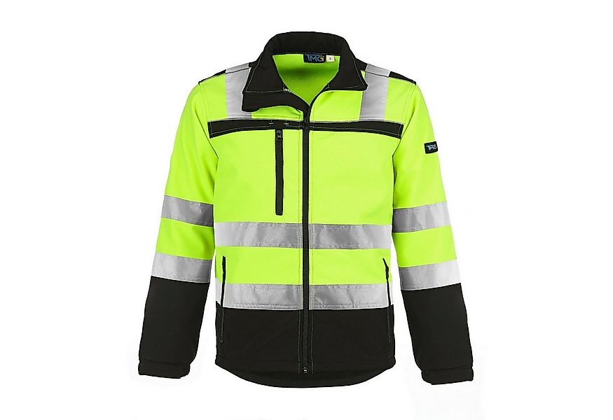 TMG International Softshelljacke Warnschutzjacke Arbeitsjacke Nightreflex günstig online kaufen