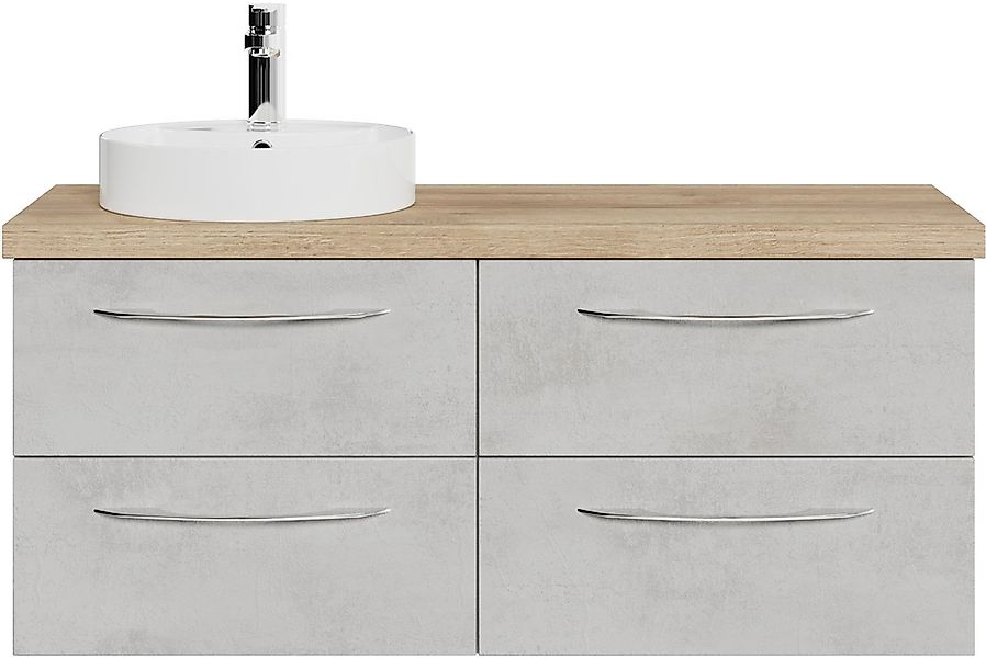 Saphir Waschtisch »Serie 4035«, 118 cm mit Keramik-Aufsatzbecken und Wascht günstig online kaufen