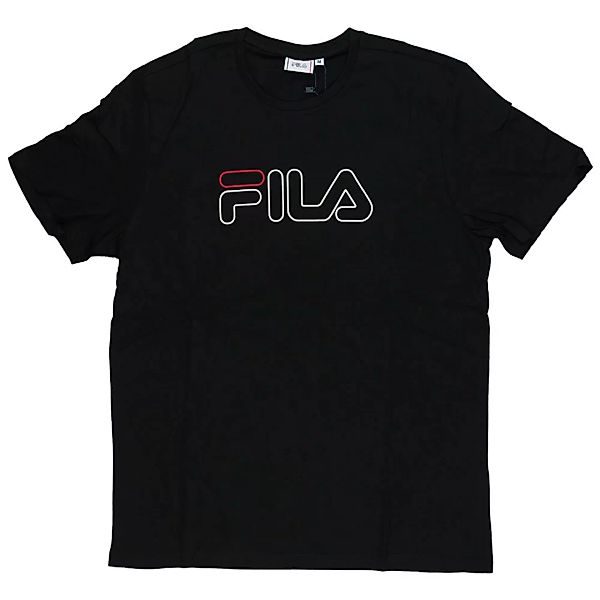 Fila Loe Kurzärmeliges T-shirt S Black / Bright White günstig online kaufen