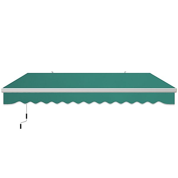 Outsunny Markisenarm 4x2,5 m mit Handkurbel, Sonnenschutz für den Außenbere günstig online kaufen