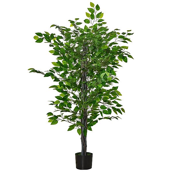 Kunstpflanze Künstlicher Ficusbaum, Plastik Pflanzen im günstig online kaufen