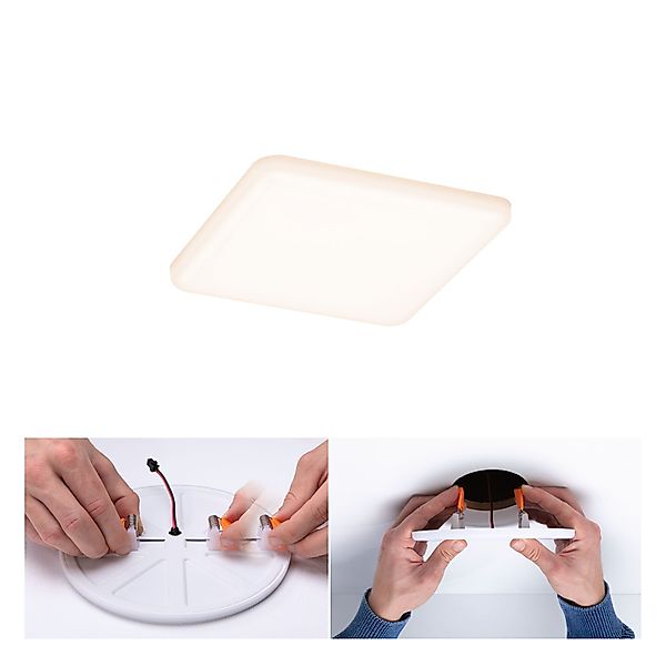 Paulmann "VariFit LED Einbaupanel Veluna IP44 eckig 125x125mm 8,5W 650lm 30 günstig online kaufen