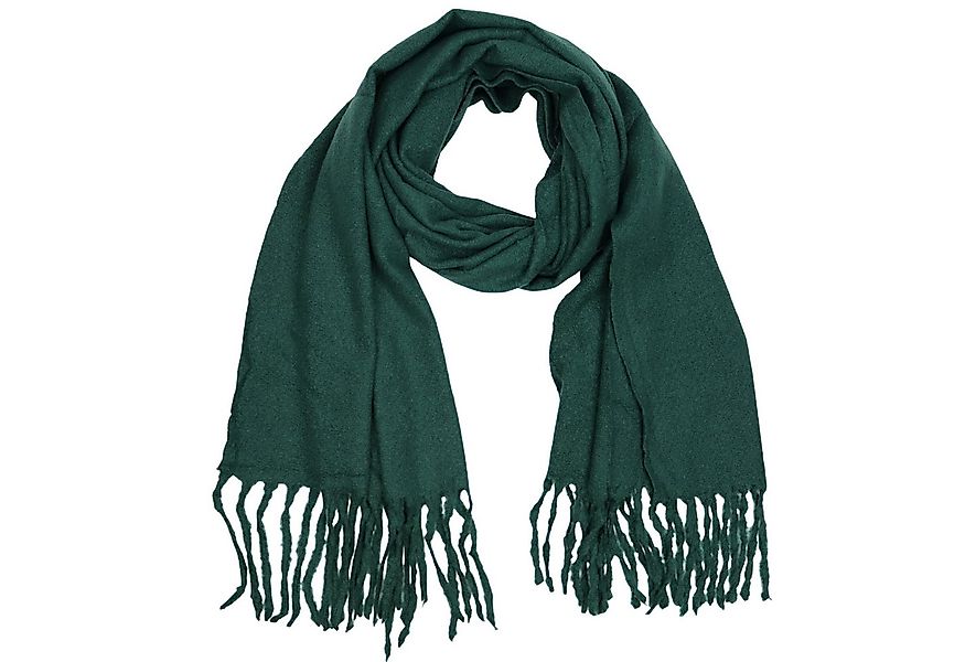 MIRROSI Modeschal weicher und warmer Unifarbe Schal mit Fransen, 65x180cm, günstig online kaufen