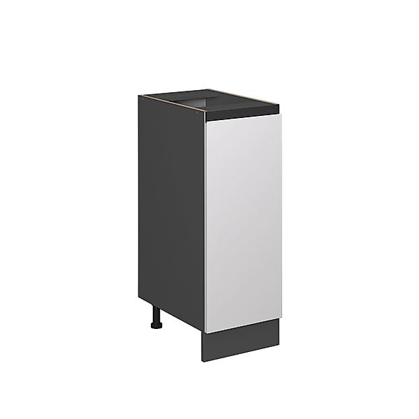 Vicco Apothekerschrank R-Line Weiß/Anthrazit 30 cm J-Shape ohne Arbeitsplat günstig online kaufen
