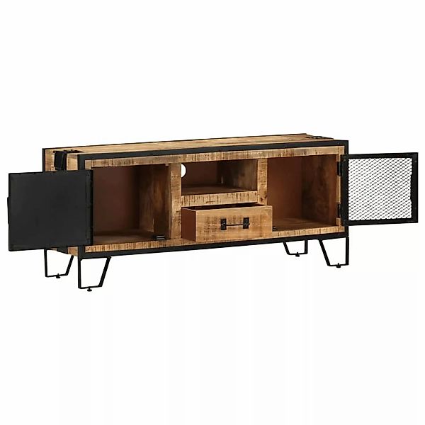 VidaXL TV-Schrank 110x31x46 cm Raues Mangoholz günstig online kaufen