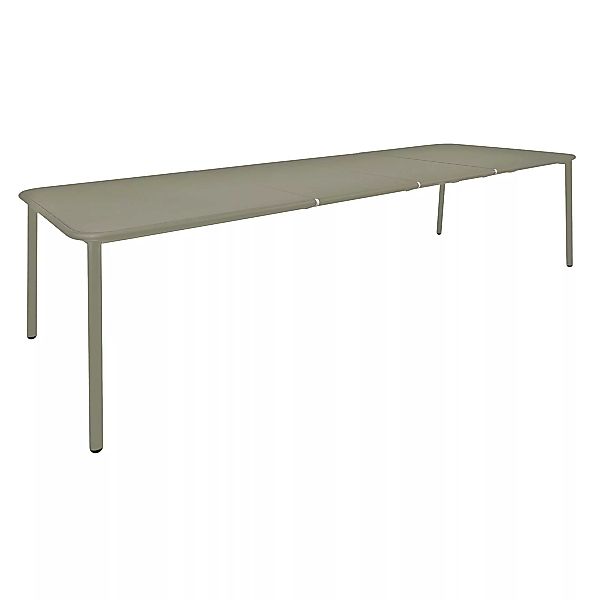emu - Yard Aluminium Gartentisch ausziehbar - grau/grün/pulverbeschichtet/L günstig online kaufen