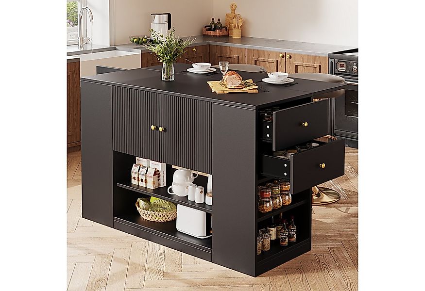 Odikalo Kücheninsel Küchenschrank Buffetschrank Esszimmerschrank Sideboard günstig online kaufen