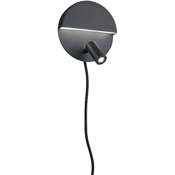 Trio LED Wandleuchte Mario Schwarz matt 105 mm x 160 mm x 160 mm günstig online kaufen