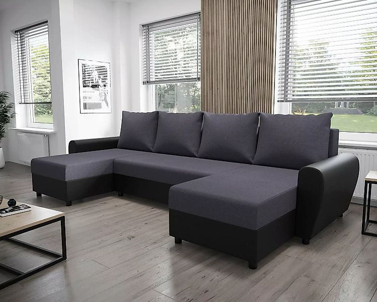 ALTDECOR Wohnlandschaft DAKA-U, Couch mit Schlaffunktion, Wohnzimmer - Ecks günstig online kaufen