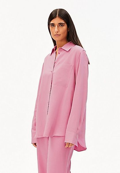 Armedangels Langarmbluse LINEN BLEND Bluse aus Leinen-Mix Loose Fit günstig online kaufen