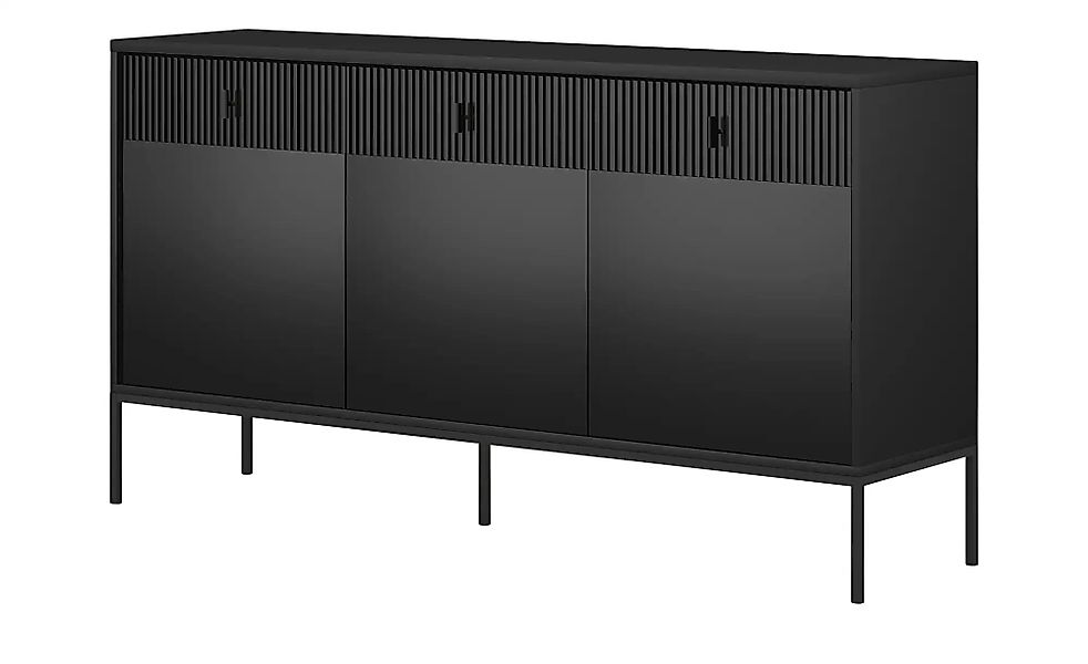 Sideboard  Maglione ¦ schwarz ¦ Maße (cm): B: 154 H: 83 T: 39.0 Kommoden & günstig online kaufen