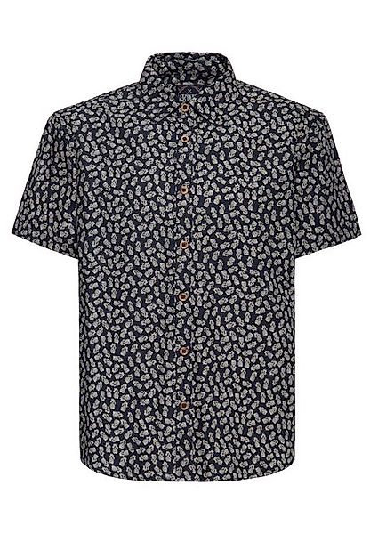 KingKerosin Kurzarmhemd Pineapple mit Allover-Print günstig online kaufen