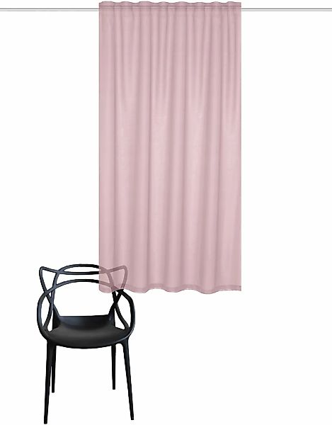 HOME WOHNIDEEN Gardine "DOLLY" Multifunktionsband 1 Stk. tlg. transparent günstig online kaufen