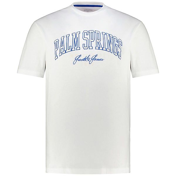 Jack&Jones T-Shirt mit Print Farbe weiß Größe: 6XL günstig online kaufen