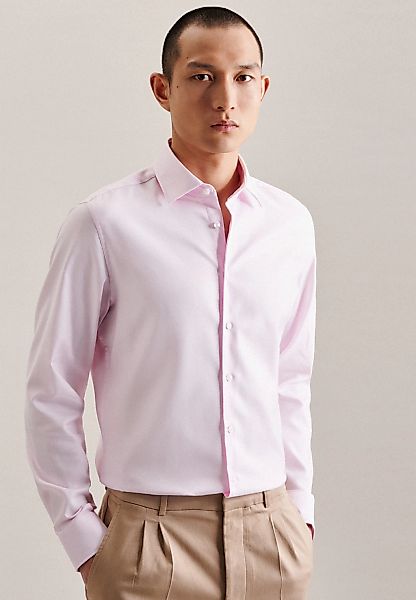 seidensticker Businesshemd "Schwarze Rose", Slim Kentkragen Uni günstig online kaufen