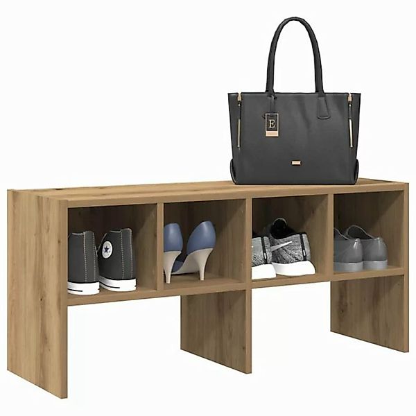 vidaXL Schuhschrank Schuhregal Stapelbar Artisan-Eiche 89,5x30x40 cm günstig online kaufen