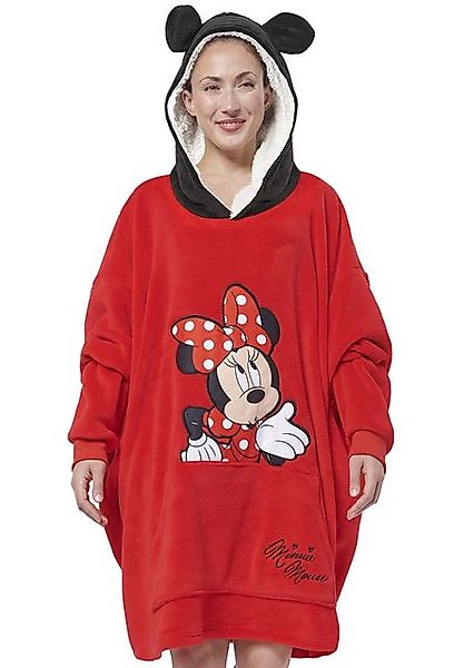 United Labels® Kapuzenpullover Disney Minnie Mouse Oversize Cozy Hoodie Übe günstig online kaufen