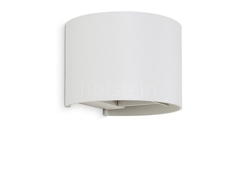 hofstein Wandleuchte »Vaccina« moderne Wandlampe aus Metall in Weiß, ohne L günstig online kaufen