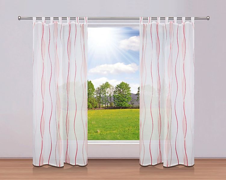 my home Gardine DIMONA, Schlaufen (2 günstig online kaufen