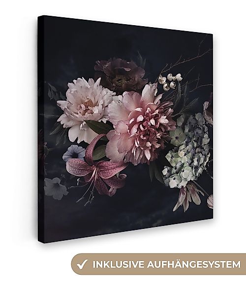 OneMillionCanvasses® Leinwandbild Blumen - Vintage - günstig online kaufen