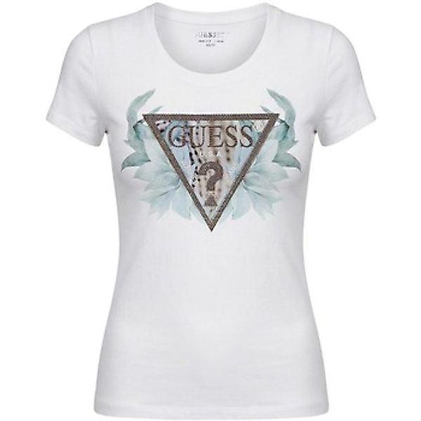 Guess  T-Shirt SS CN FLOWER TRIANGLE TEE W6GI12 K3027 günstig online kaufen