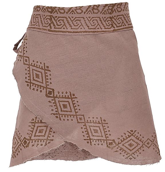 Guru-Shop Minirock Natürlicher Goa Minirock, bedruckter günstig online kaufen