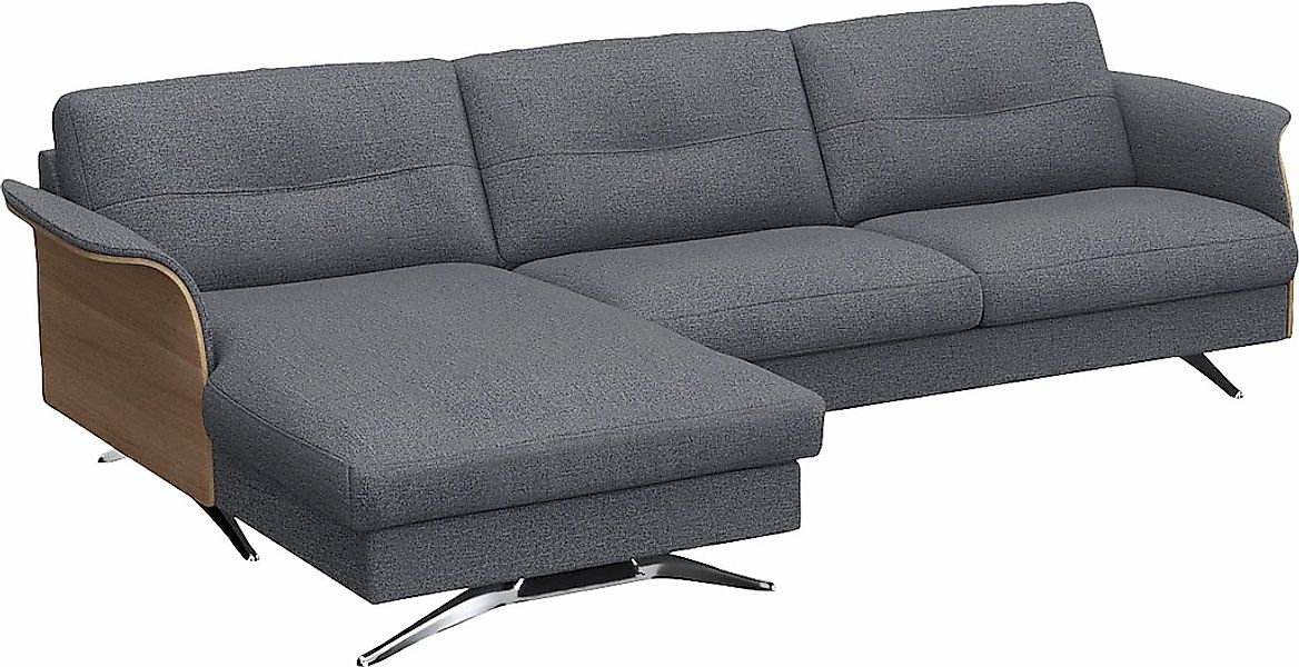 FLEXLUX Ecksofa »Glow bequem und komfortabel durch hochwertigen Sitzaufbau, günstig online kaufen