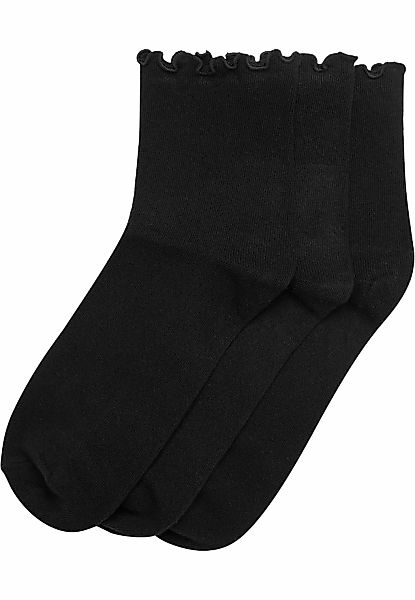 URBAN CLASSICS Basicsocken "Urban Classics Ruffle Socks 3-Pack", (1 Paar) günstig online kaufen