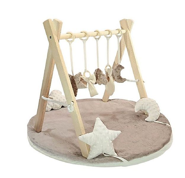 LuMali Baby Gym Baby Gym mit Matte - Spielbogen Baby Holz - Holzspielzeug M günstig online kaufen