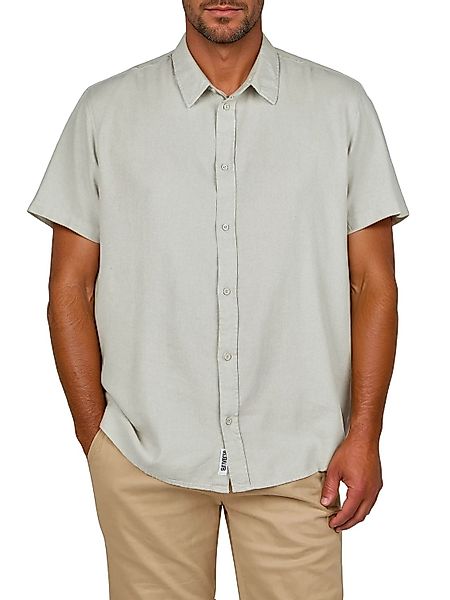 riverso Leinenhemd Herren Kurzarm Regular Fit RIVEmilio günstig online kaufen