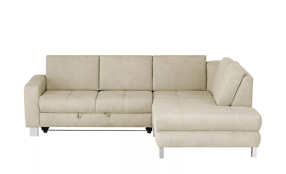 Ecksofa - beige - 86 cm - Polstermöbel > Sofas > Ecksofas - Möbel Kraft günstig online kaufen