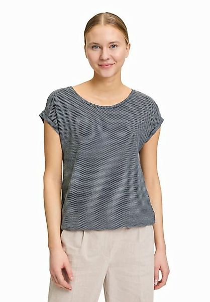 Betty&Co Kurzarmshirt Betty & Co Casual-Shirt mit Struktur (1-tlg) Material günstig online kaufen