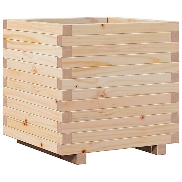 vidaXL Blumentopf Pflanzkübel 50x50x49,5 cm Massivholz günstig online kaufen