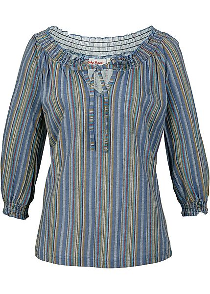 Shirt-Tunika 3/4-Arm, gestreift günstig online kaufen