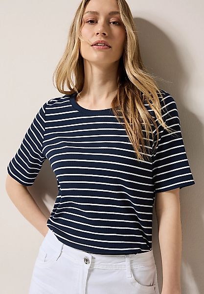 Cecil T-Shirt mit Streifen Muster günstig online kaufen