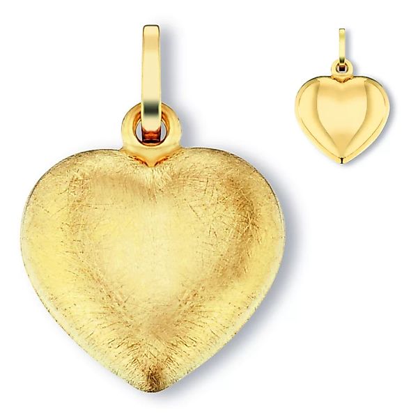 ONE ELEMENT Kette mit Anhänger "Herz Herz Anhänger aus 333 Gelbgold", Damen günstig online kaufen