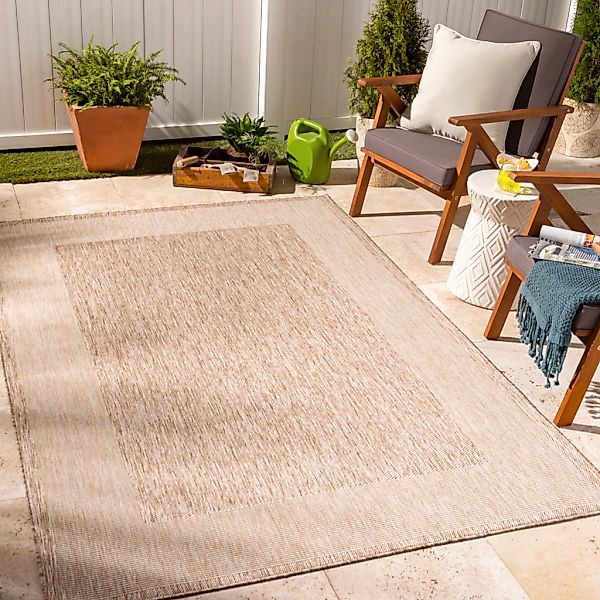 Livabliss Teppich "MELILLA" rechteckig 4 mm Höhe Teppich In- /Outdoor Boho günstig online kaufen