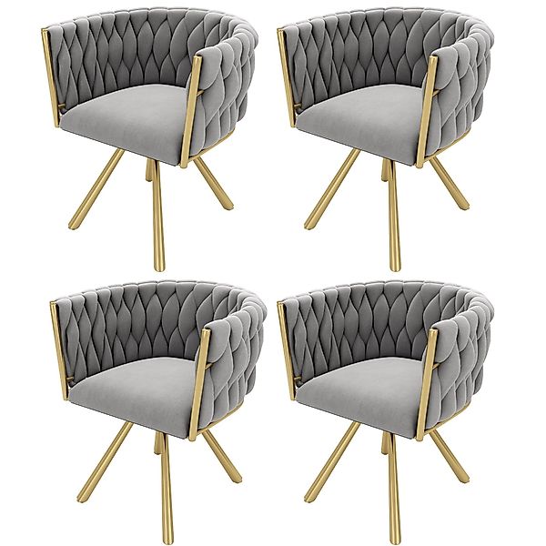 HAUSS SPOLE Esszimmerstuhl 4er set, Drehstuhl günstig online kaufen