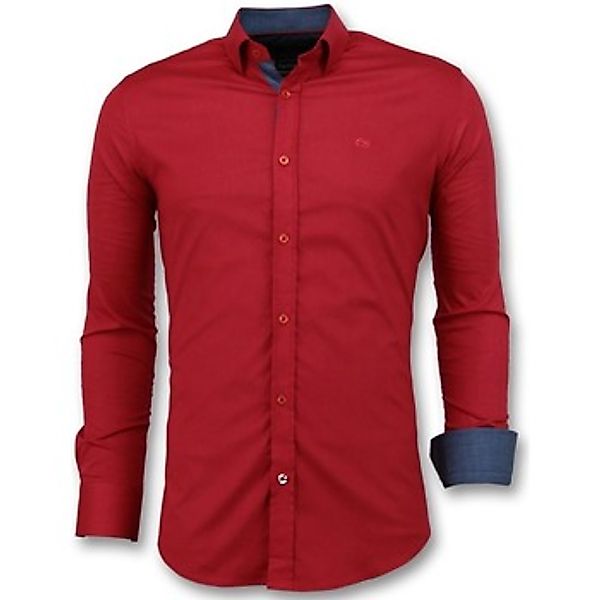 Tony Backer  Hemdbluse Italienische Business Bluse günstig online kaufen