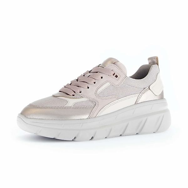 Gabor Sneaker "Sneaker low Materialmix Leder/Lederimitat" günstig online kaufen